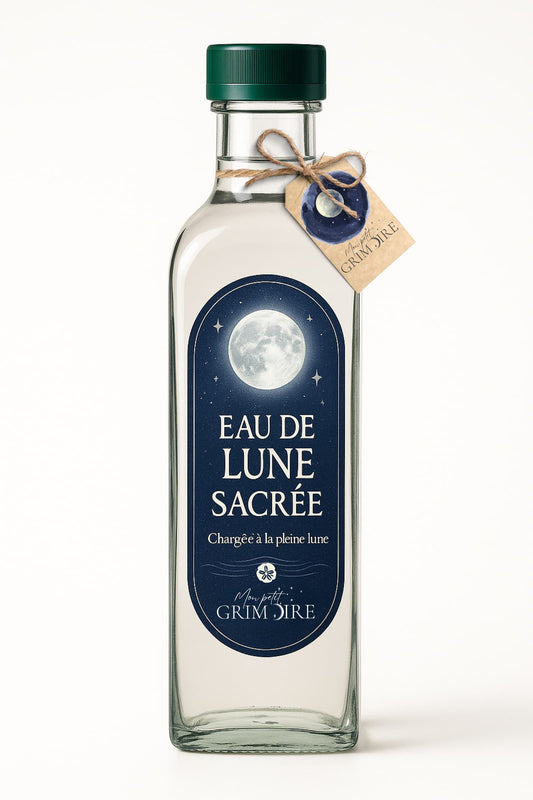 Eau de Lune Sacrée – Chargée à la pleine lune